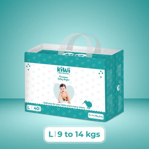 Kiwi Baby Diaper Large Pants (pack Of 40)