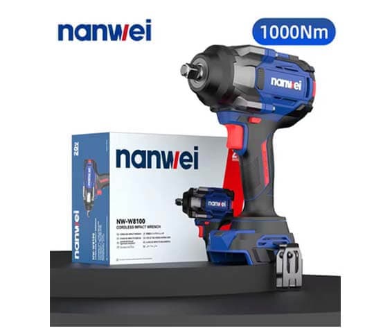 NANWEI Electric Wrench NW-W8100-B Heavy Duty Impact Wrench Machine in Nepal