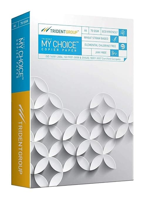 Trident Set of Five Trident Group My Choice A4 Paper 500 Sheets 70 GSM | Premium Copier & Printer Paper stationary, toys &… — thumbnail 2 of 3