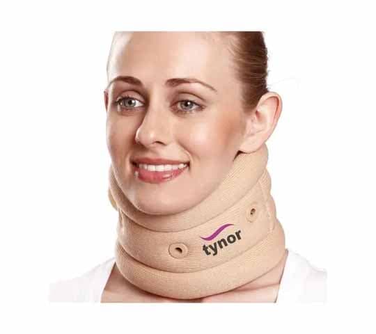 Soft Cervical Collar for Neck Support – Adjustable Pain Relief Brace (CH to XL Sizes)