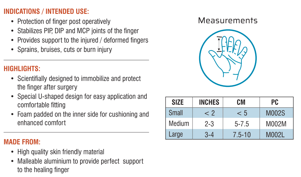 med-e Move Med-e Move Finger Extension Splint pharmacy, fitness & surgical