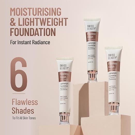 Swiss Beauty Swiss Beauty SB-502 Lightweight Foundation | Natural Matte Finish daily essentials & lifestyle — thumbnail 4 of 7