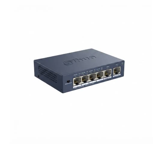 Dahua 5-Port Cloud Managed Desktop PoE Switch with 4 PoE Ports & 1 Gigabit Uplink | DH-CS4005-4ET1GT-36
