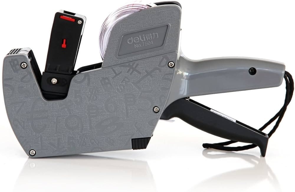 Deli Deli Price Label Gun 8 Digits E7504 | Single Line Price Labeller for Retail & Inventory stationary, toys & sports — thumbnail 2 of 3