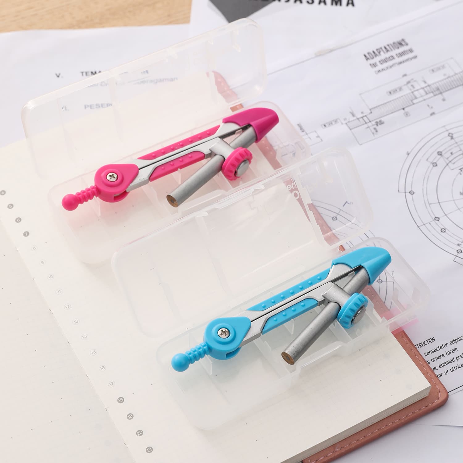 Deli Deli-E8615 Compass – Product Specifications, Features & Geometry Drawing Compass with pencil stationary, toys & sports — thumbnail 4 of 4