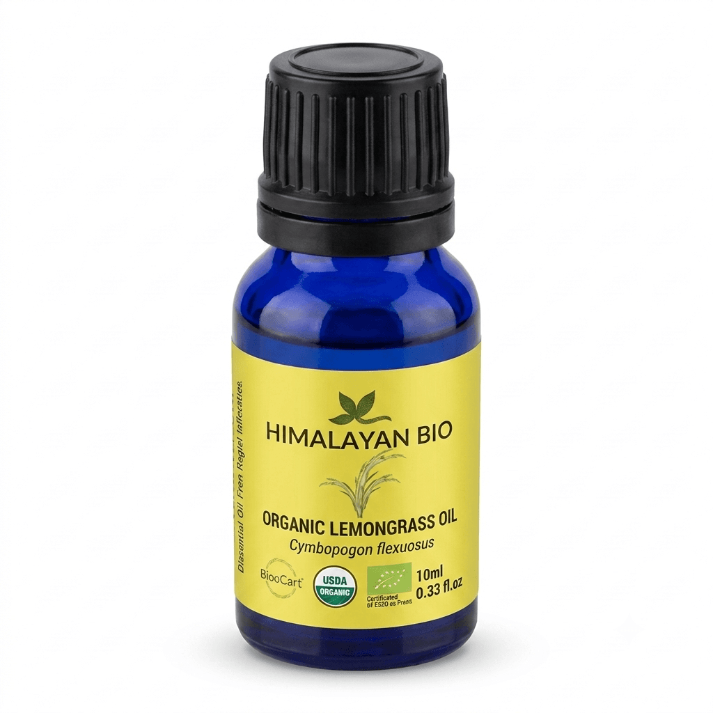 Himalayan Bio Lemongrass Oil 10ml – Natural Essential Oil