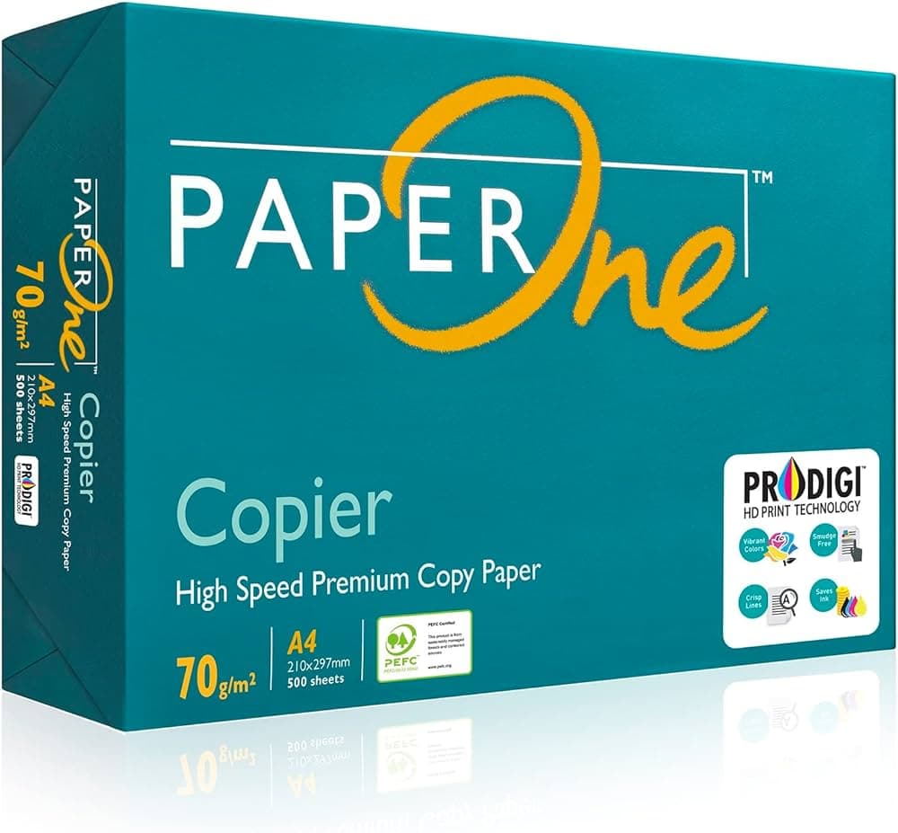 No Brand Paper One A4 Paper 70gsm 500 Sheets –Box of 5 Premium Multipurpose Copier & Printer Paper stationary, toys & sports — thumbnail 4 of 6