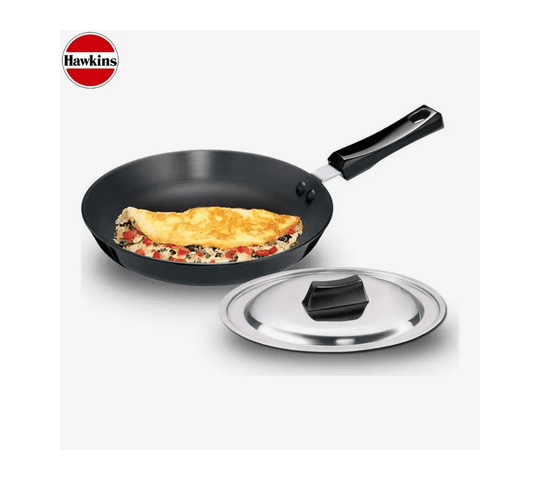Hawkins - Hawkins AF25S Hard Anodised Frying Pan With SS Lid