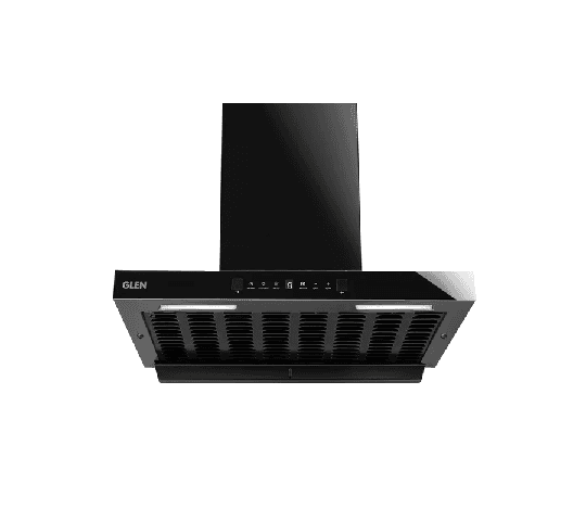 GLEN Auto Clean Filter-less Chimney 60cm with Heat Sensor, BLDC Motor & 1600 m³/h Suction – CH6053HSRDCBAC