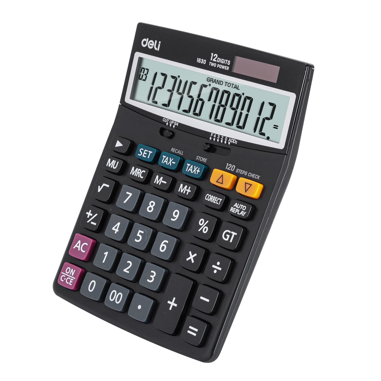 Deli Deli E1630 Desktop Calculator – 12 Digit Large Display Office Calculator stationary, toys & sports — thumbnail 3 of 4