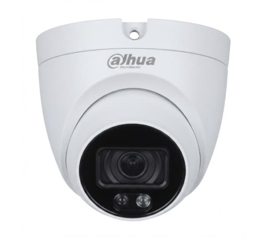 Dahua 2MP Full-Color HDCVI Dome Camera DH-HAC-HDW1209TLQP-LED | 1080P Starlight CCTV Camera