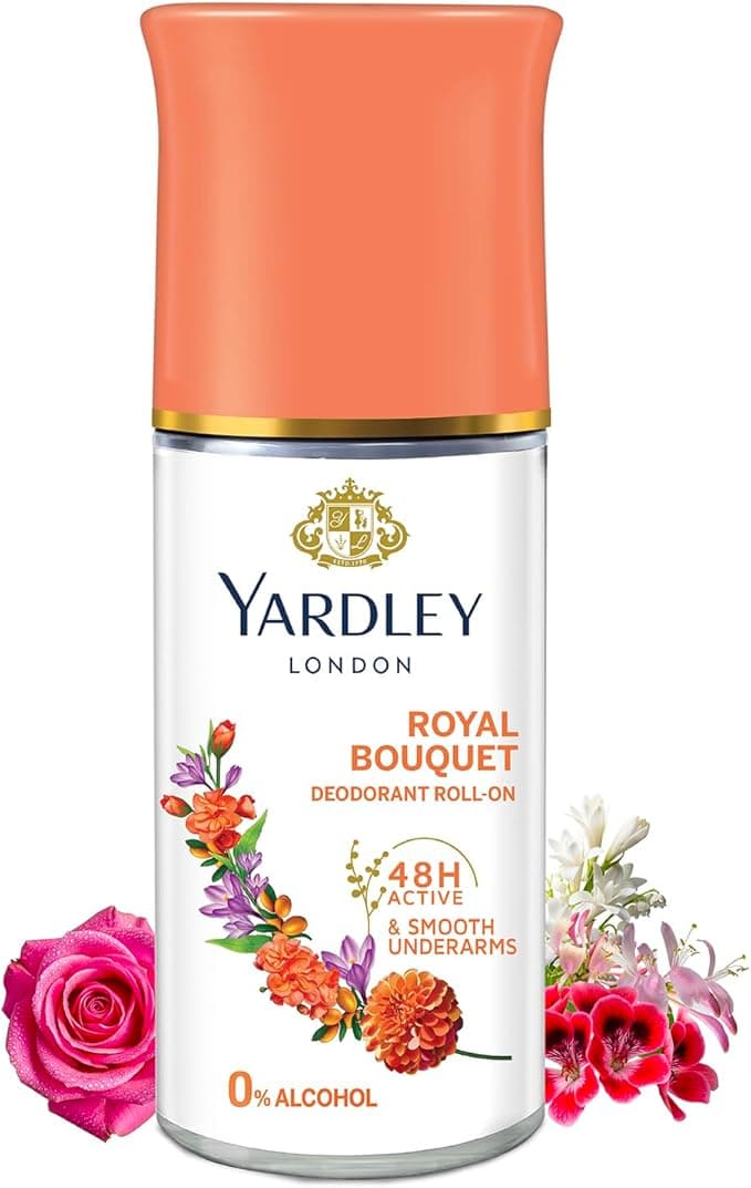 Yardley Royal Bouquet Perfumed Talc 50ml – Long Lasting Floral Fragrance