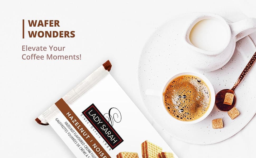 Lady Sarah Lady Sarah Cream Filled Hazelnut Wafer 200g – Crispy Hazelnut Wafer Biscuits daily essentials & lifestyle — thumbnail 2 of 6