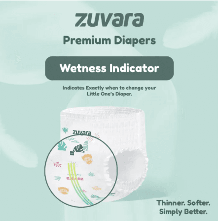 Zuvara Zuvara Premium Tape Diaper Small (Pack of 40) daily essentials & lifestyle — thumbnail 2 of 2