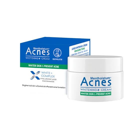 Mentholatum Acnes Pure White Cream | Brightening & Even Skin Tone Moisturizing Cream