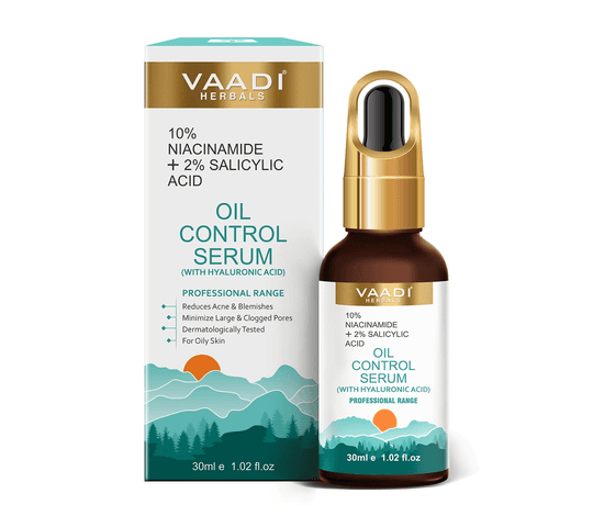Vaadi Organics - Oil Control Serum With 10 % Niacinamide & 2% Salicylic Acid (30 ml) - VH0689