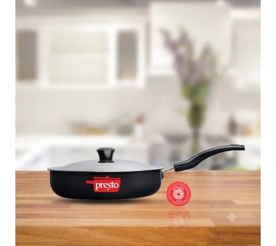 Presto Presto Hard Anodised Induction Base Frypan 200mm | Non-Stick Frying Pan for Gas & Induction daily essentials &…