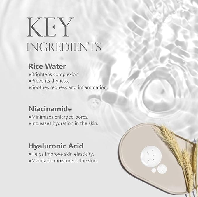 No Brand Lord's Secrets Korean Glass Skin Rice Water Brightening Toner 100ml | Hydrating & Glow Toner daily essentials &… — thumbnail 3 of 4