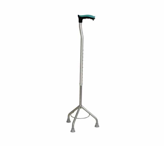 Tynor Walking Stick Tripod | Adjustable Quad Base Walking Stick for Elderly & Disabled Support