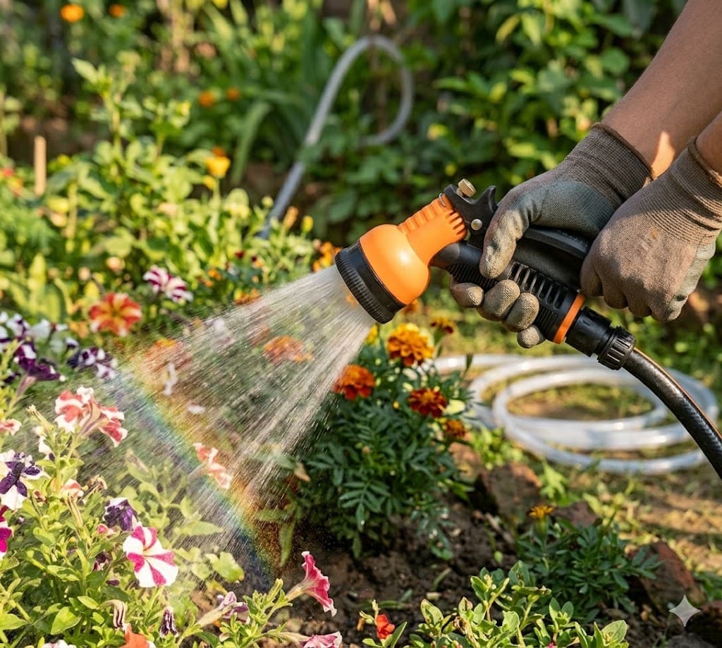 Fontor Fontor 8 Function Spray Head HWSG092 – Adjustable Water Spray Nozzle for Garden & Cleaning Use hardware & machinery