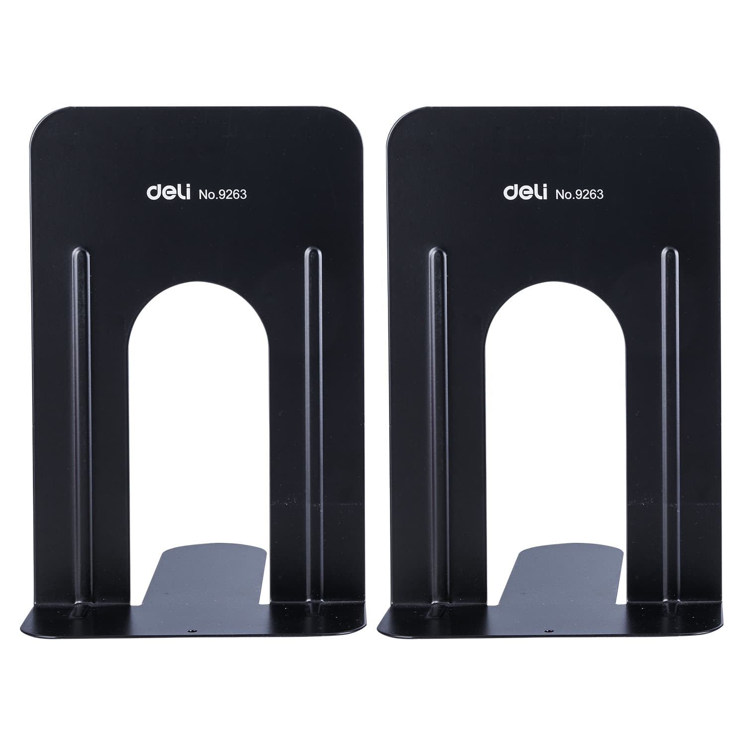 Deli Deli E9263 Metal Book End 9 Inch Heavy Duty Book Holder (Pair) stationary, toys & sports — thumbnail 3 of 3