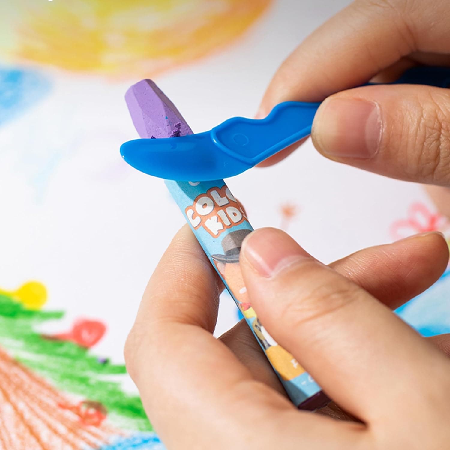 Deli Deli Oil Pastel 12 Colors PVC Box EC20104 – Smooth & Vibrant Coloring Set stationary, toys & sports — thumbnail 2 of 6