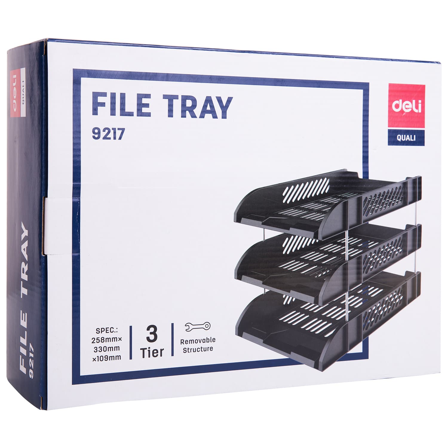 Deli Deli-E9217 File Tray | Durable A4 Document Organizer for Office & Home stationary, toys & sports — image 1 of 4