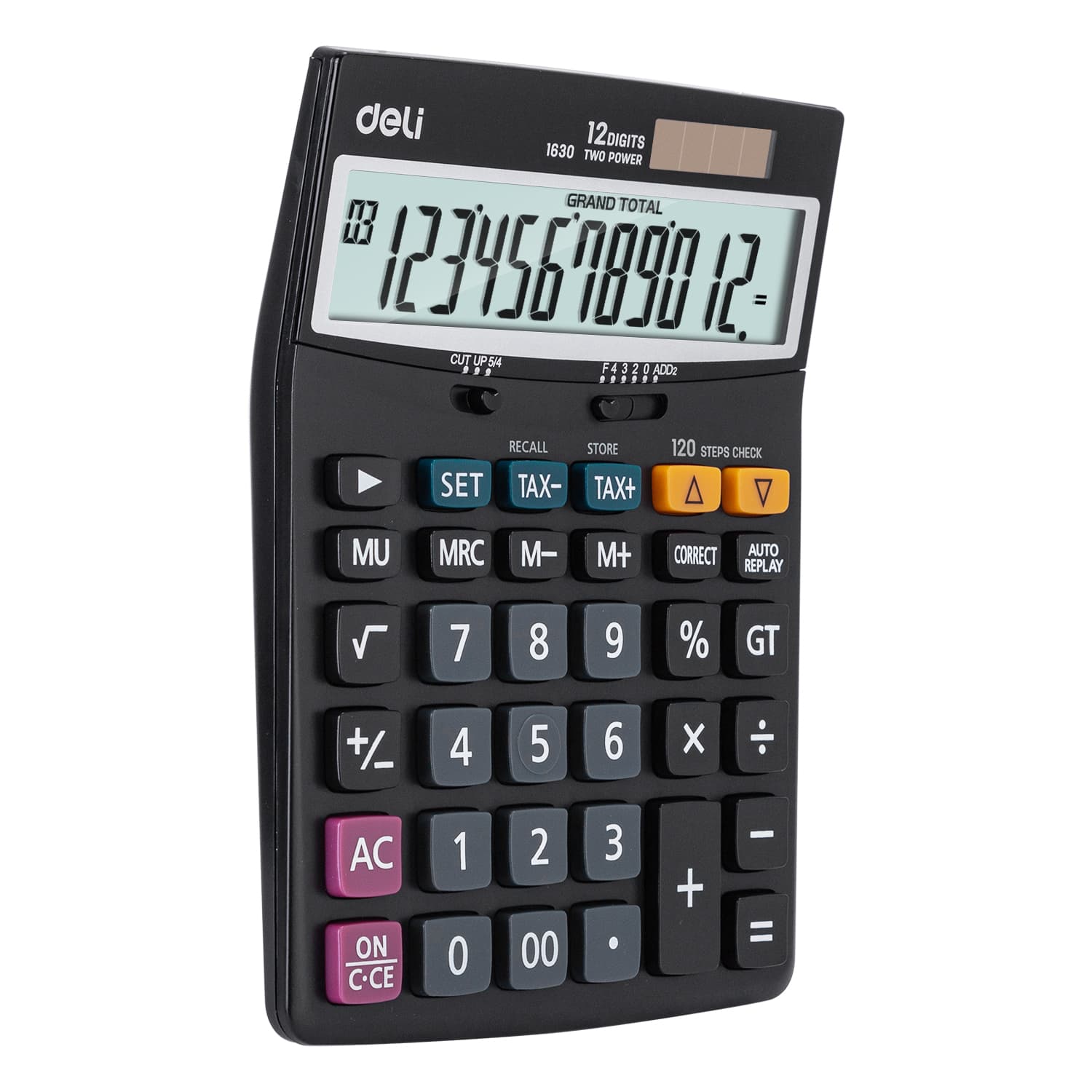 Deli Deli E1630 Desktop Calculator – 12 Digit Large Display Office Calculator stationary, toys & sports — thumbnail 4 of 4