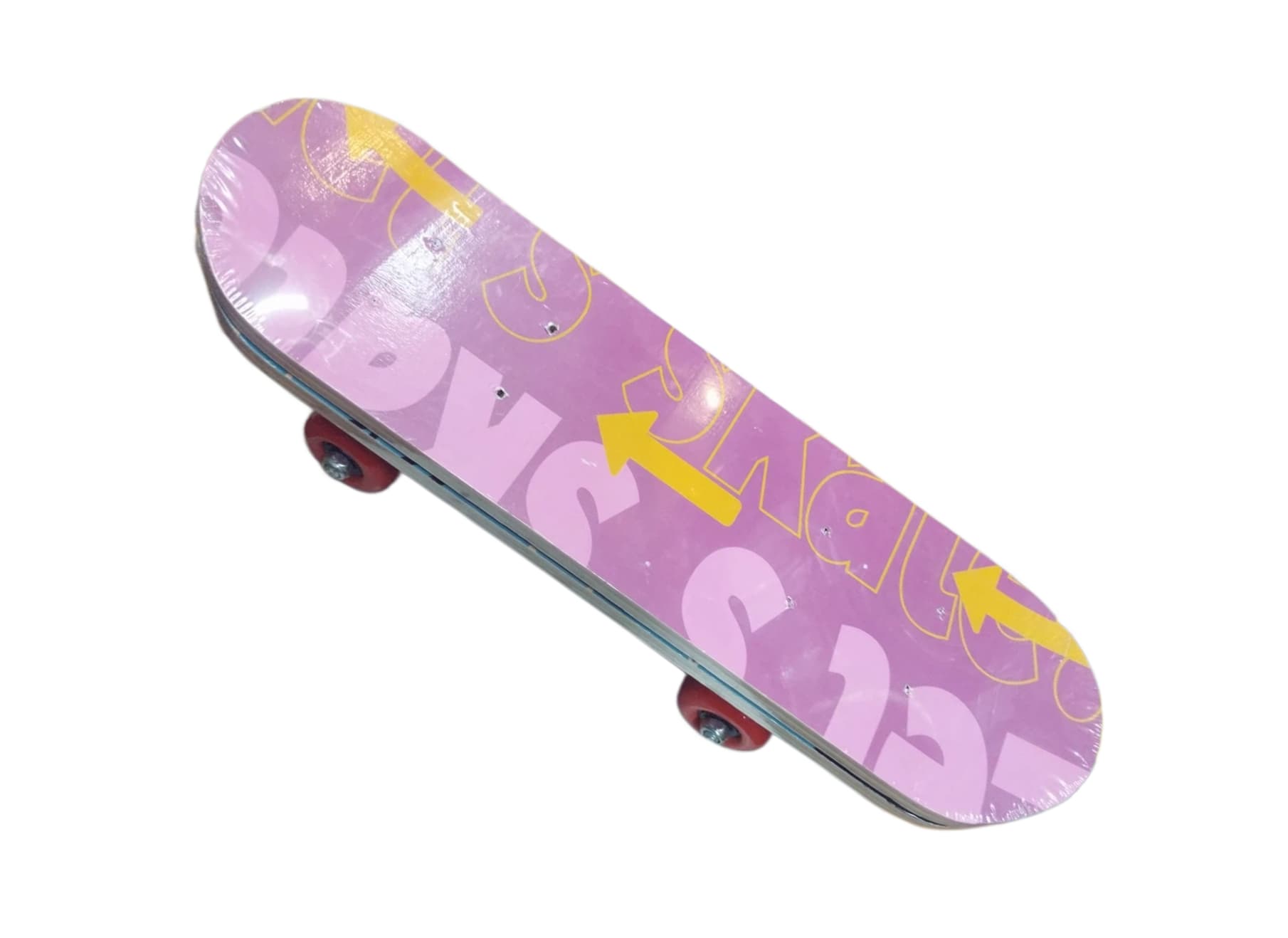 Small Pink Skateboard for Kids | Mini Cruiser Skateboard with Smooth Wheels stationary, toys & sports — thumbnail 2 of 2