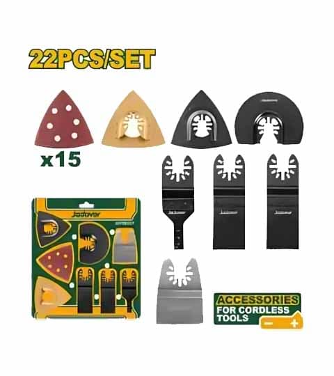 Jadever JDMA9417 Multi Tool Blade Set for Wood, Metal & Plastic Cutting