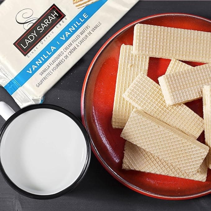 Lady Sarah Lady Sarah Cream Filled Vanilla Wafer 200g | Crispy Vanilla Wafer Biscuits daily essentials & lifestyle — thumbnail 3 of 6
