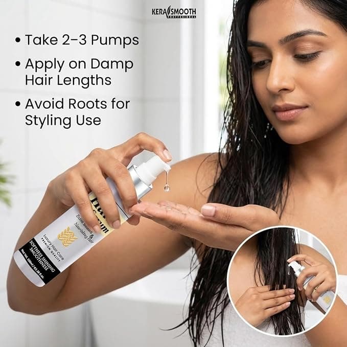 No Brand KS Keratin Smooth Hair Serum 100ml – Frizz Control, Shine & Heat Protection daily essentials & lifestyle — thumbnail 6 of 8