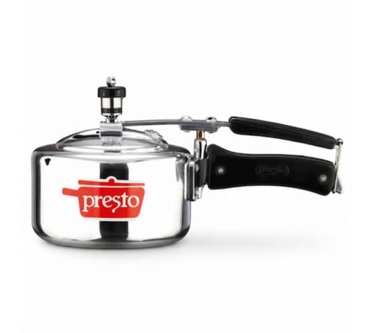 Presto Pressure Cooker Aluminium Classic Inner Lid 1 Litre | Durable & ISI Certified