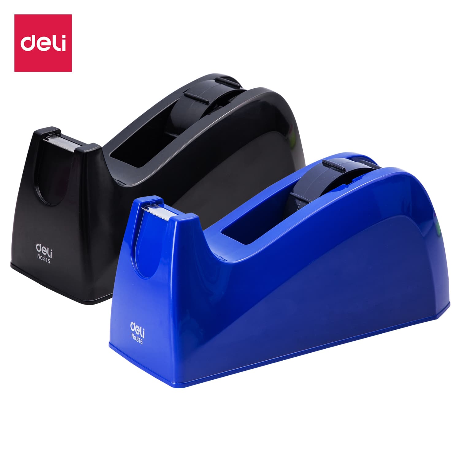 Deli Deli E816 Tape Dispenser – Heavy Duty Desktop Tape Cutter for Office, School & Home stationary, toys & sports — thumbnail 3 of 3