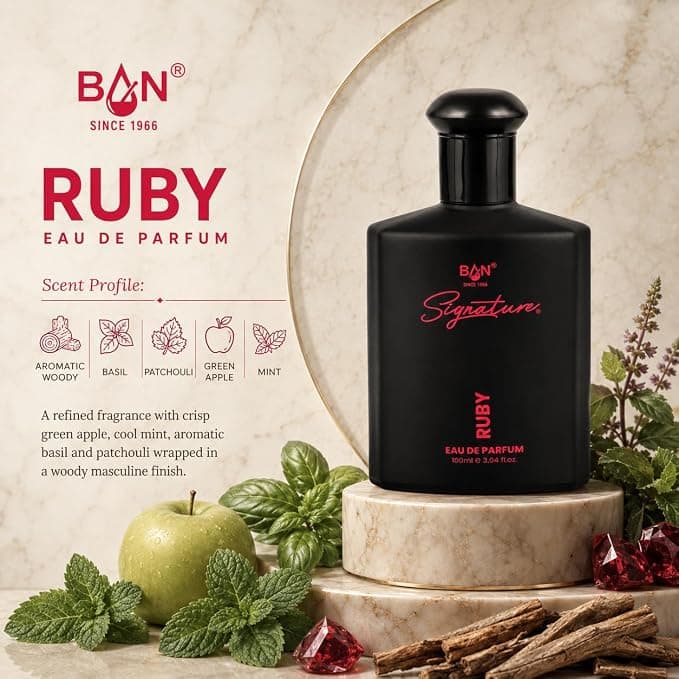 Signature SIGNATURE RUBY Eau De Parfum 100ml | Long Lasting Aromatic Woody Perfume for Men daily essentials & lifestyle — thumbnail 3 of 6