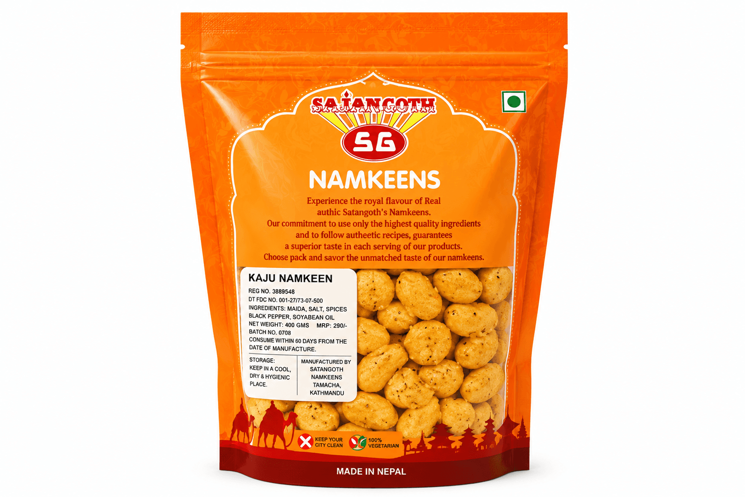 Sajan Goth Sajan Goth Kaju Namkeen 400g daily essentials & lifestyle — image 1 of 2