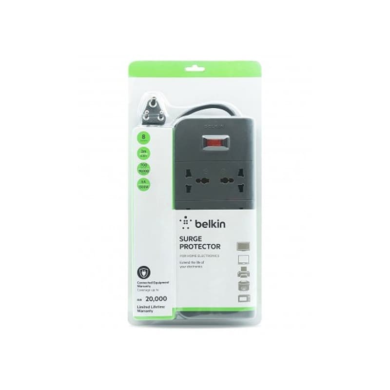 Belkin Belkin Economy Series 8-Socket Surge Protector F9E800zb2M-GRY electronics