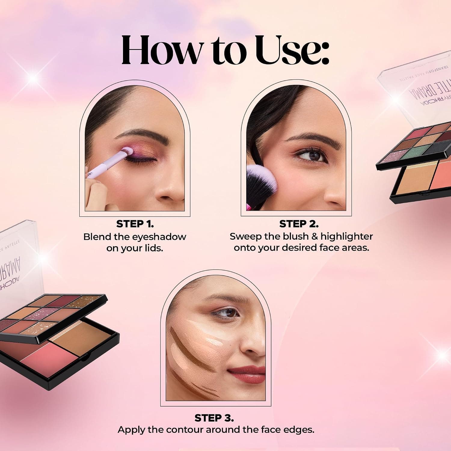 HILARY RHODA Hilary Rhoda Transform Face Palette | All-in-One Makeup Palette daily essentials & lifestyle — image 1 of 6