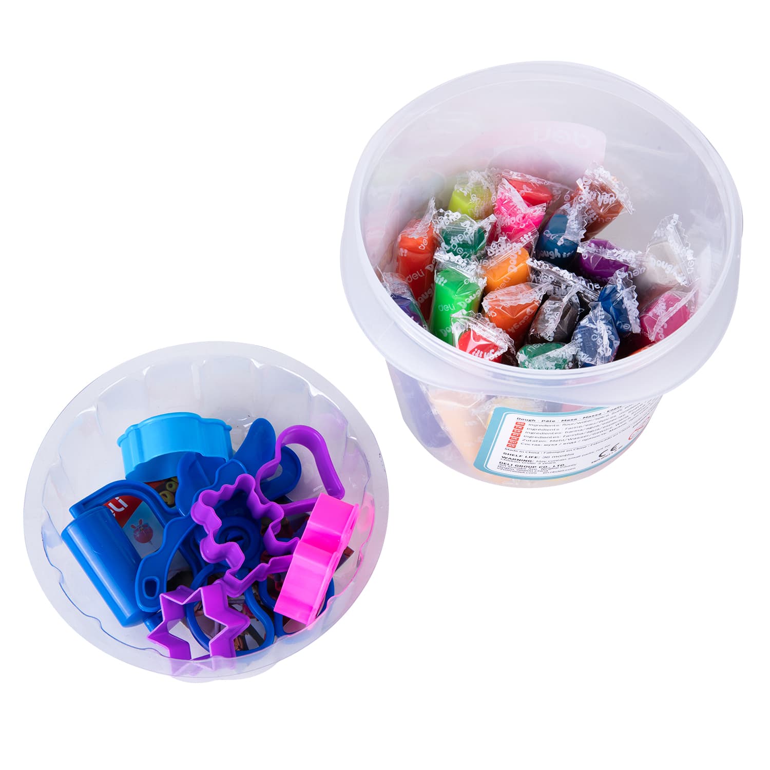 Deli Deli ED75386 Explora Dough Set 24 Colors Modeling Clay with 5 Molds & 3 Tools stationary, toys & sports — thumbnail 4 of 4