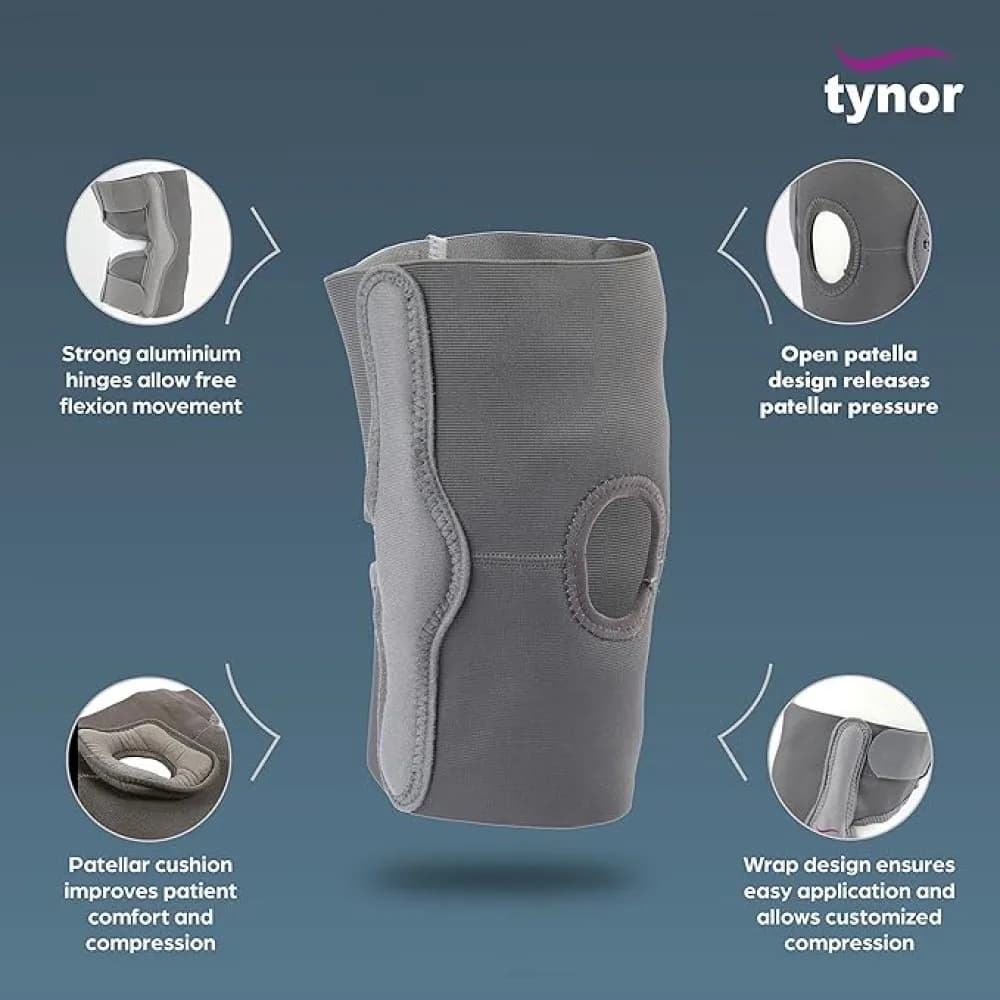 Tynor Elastic Knee Support Brace (S, M, L, XL) – Pain Relief, Compression & Joint Stability pharmacy, fitness & surgical