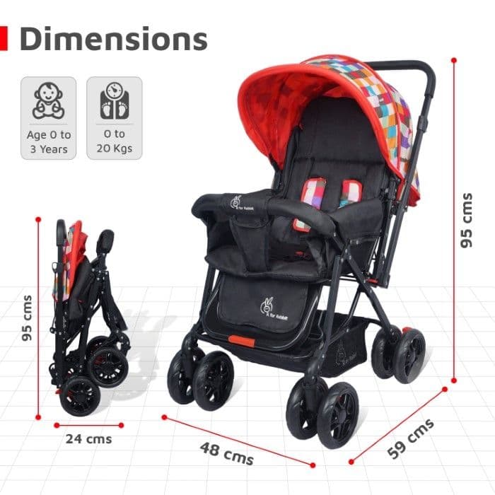 R For Rabbit R for Rabbit Lollipop Lite Baby Stroller-STLPBM2 (0-3years) daily essentials & lifestyle — image 1 of 5