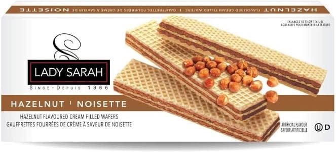 Lady Sarah Lady Sarah Cream Filled Hazelnut Wafer 200g – Crispy Hazelnut Wafer Biscuits daily essentials & lifestyle — thumbnail 6 of 6