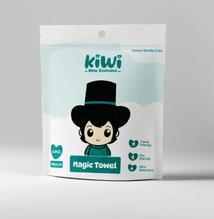 Kiwi Brand Magic Towel (Pack of 6) – Soft, Absorbent & Multipurpose Towels