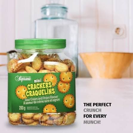 Dynas Dyans Mini Crackers Jar 227 gm Sour Cream | Crispy & Creamy Snack daily essentials & lifestyle — thumbnail 3 of 3