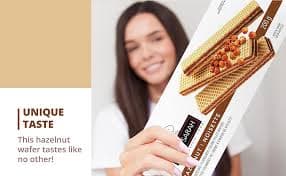 Lady Sarah Lady Sarah Cream Filled Hazelnut Wafer 200g – Crispy Hazelnut Wafer Biscuits daily essentials & lifestyle — thumbnail 4 of 6