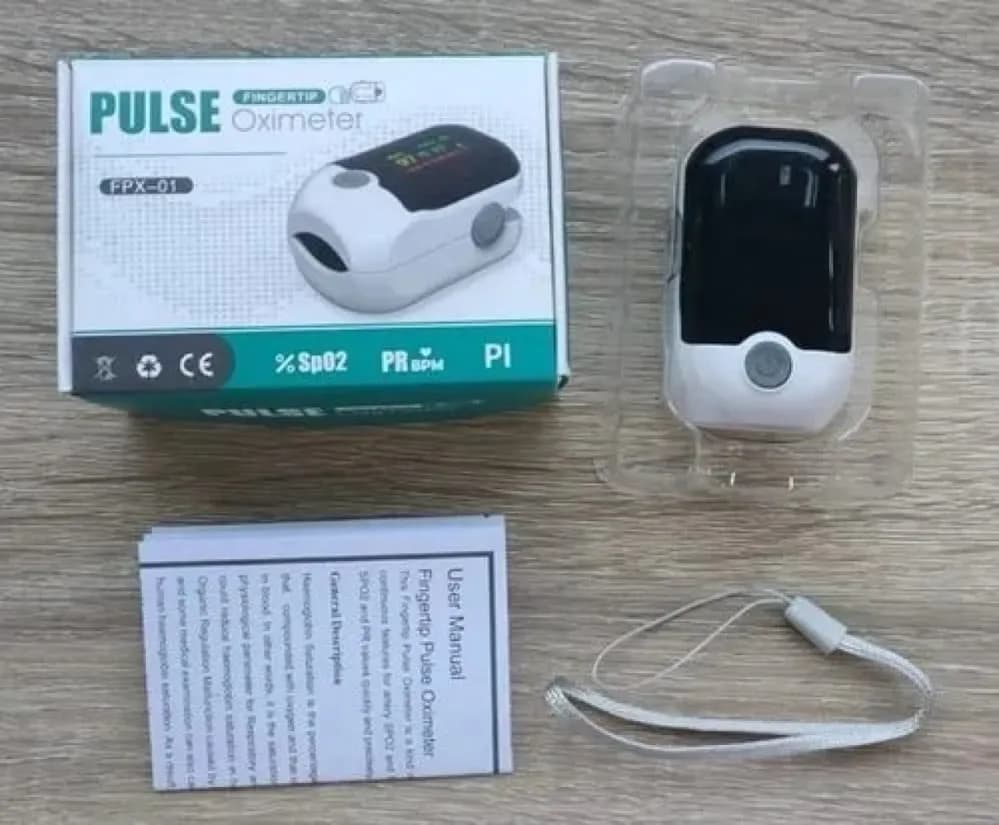 Pulse Oximeter – Fingertip Oxygen Level (SpO2) & Heart Rate Monitor for Accurate Home & Medical Use pharmacy, fitness &… — thumbnail 2 of 2