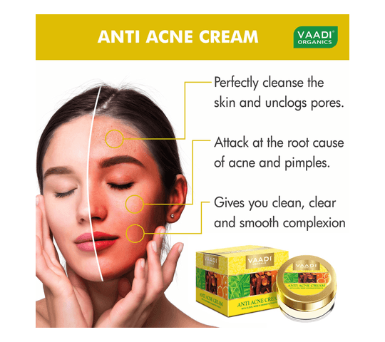 Vaadi Organics Vaadi Organics - Anti-Acne Cream - Clove & Neem extract (30 gms) - VH0050 daily essentials & lifestyle