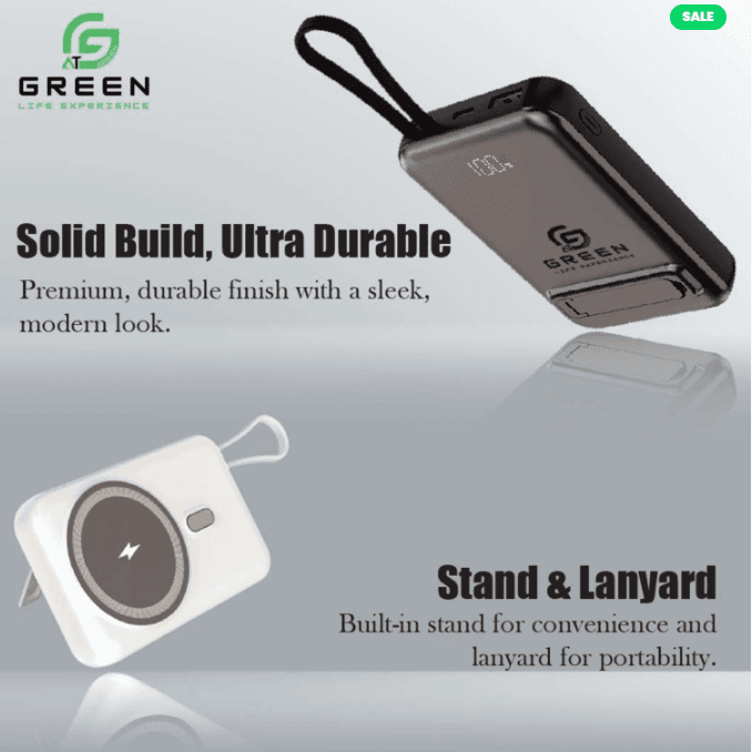 Greenlife Mag Booster Magnetic Wireless Power Bank