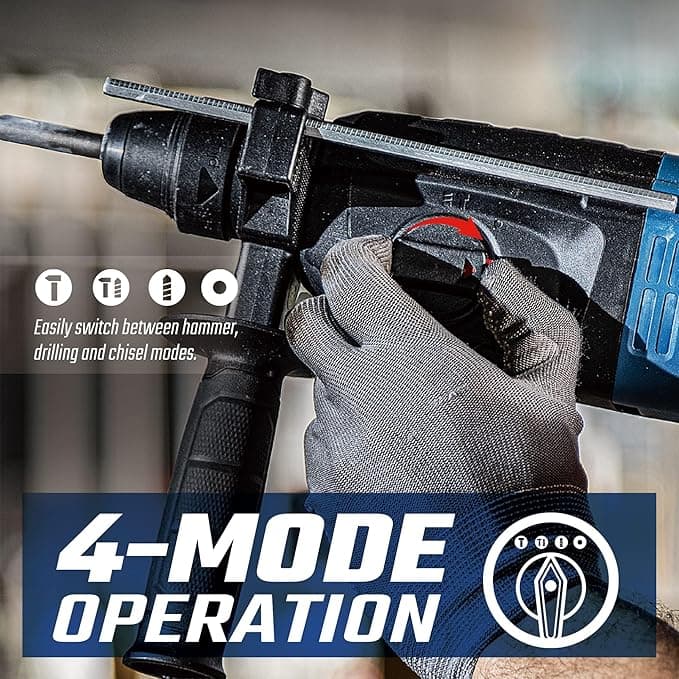 Dongcheng Power Tools Dongcheng 26mm Rotary Hammer Drill DZC15-26 SDS-Plus Heavy Duty 3-Mode 800W hardware & machinery — thumbnail 2 of 6