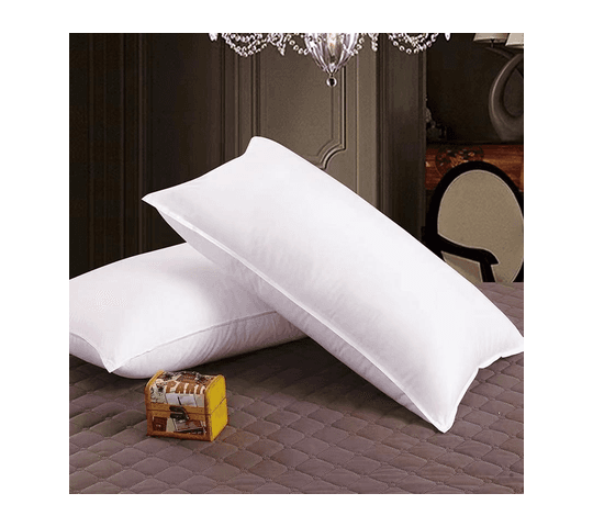 Gold Sun - Hotel White pillow (Piping)